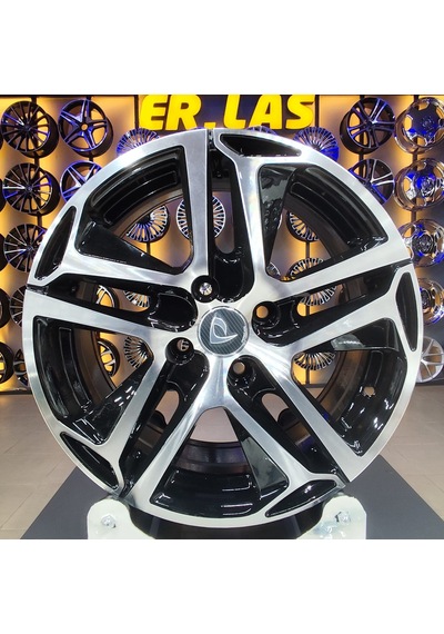 4 Adet Bk-5516 7 16 4 108 Et28 65,1 Black Machıned Jant Takım