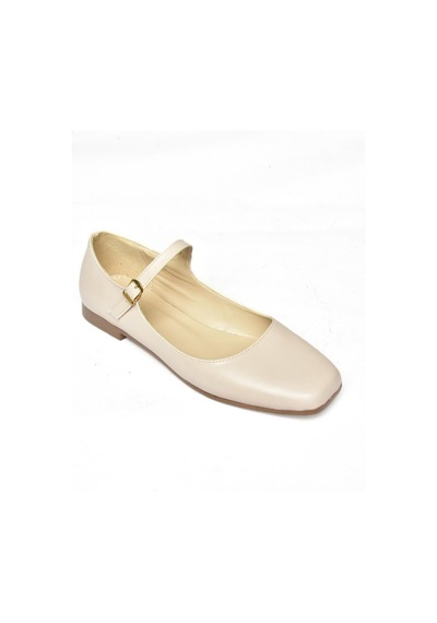 Fox Shoes S726252509 Bej Kadın Babet Bej