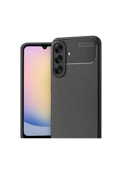 Newface - 282 - Samsung Galaxy Uyumlu A17 5g Auto Focus Karbon Kapak - Aconcept - - Siyah