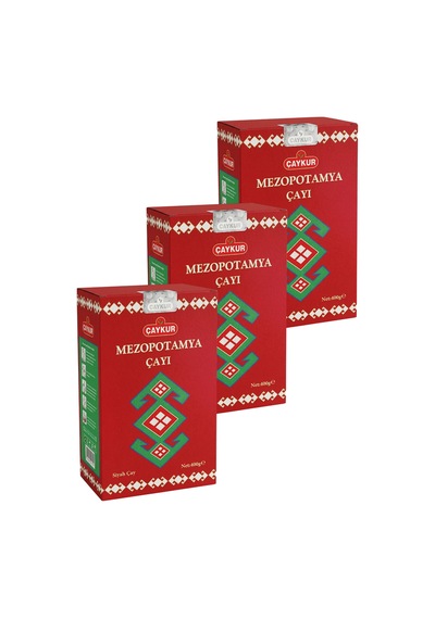 Mezopotamya Çayı 400 Gr. Karton Kutu Üçlü Paket