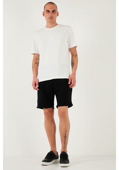 Buratti % 100 Pamuk Regular Fit Normal Bel Müslin Erkek Short Cf25S657802 Siyah