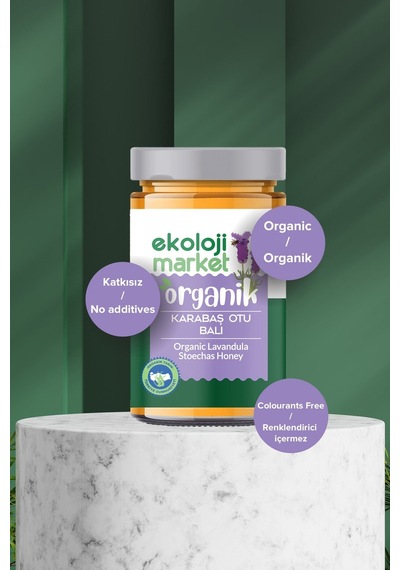 Organik Karabaş Otu Balı Lavandule 400 Gr.