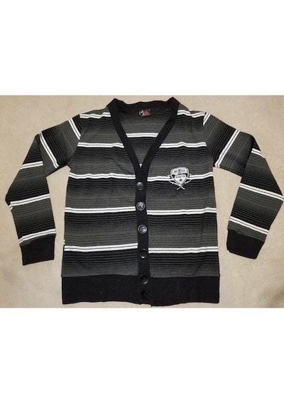 Yokyok-Store Rele Jeans Çizgili Hırka Çok Renkli