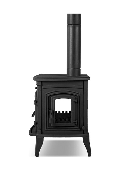 Dorello 3 Tarafı Camlı Pik Döküm Soba Drl-022