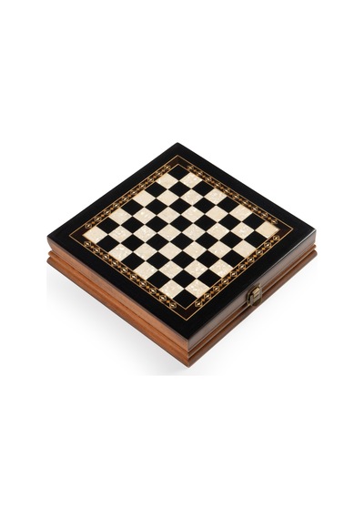 Selge Küçük Satranç Takımı 25cm - Siyah