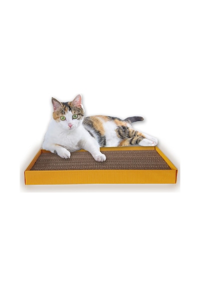 Kedi Tırmalama Dalgalı Ondüle Karton Kutulu 24 x 48 CM