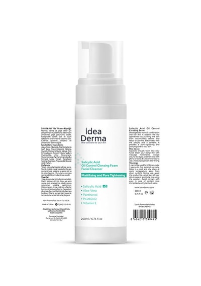 İdea Derma Salisilik Asit Yüz Yıkama Köpüğü 200 ML