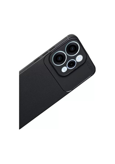 Oppo Reno 15 Auto Focus Karbon Kapak - Siyah -