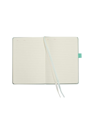 Smyth Sert Kapak Planlayıcı Çizgili Defter, 14x20 Cm-yeşil