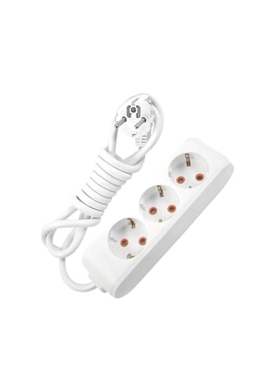 -multi-let 7m 3 Prizli Anahtarlı Monoblok Fiş Cca 3x2.5 Mm Ttr Uzatma Kablosu Standart