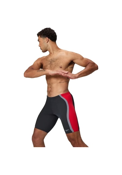 Speedo Solıd Splıce Jam Am Blk/red Mayo 8-a000156003 Kırmızı - Siyah