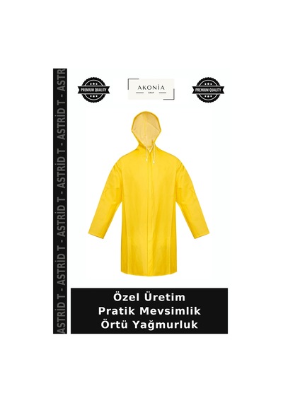 Özel Üretim Pratik Mevsimlik Örtü Yağmurluk Çok Renkli