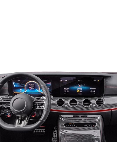 Mercedes E Serisi W213 Uyumlu Ekran Koruyucu Multimedya Ve Djital Ekran 9H Nano Ekran Koruyucu