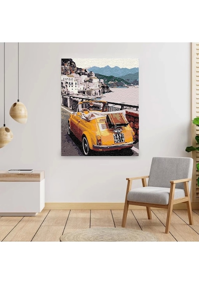 Sayılarla Boyama Seti 40 X 50 CM Tuval Şasesine Gerili Vosvos