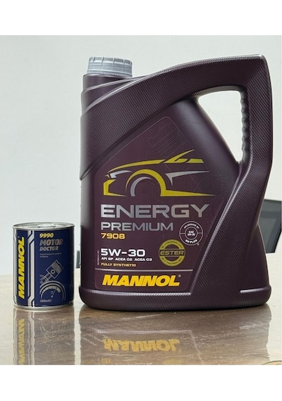 Mannol 5W-30 Energy Premium Ester Motor Yağı Ve Etkili Duman Kesici 9990 Katkısı