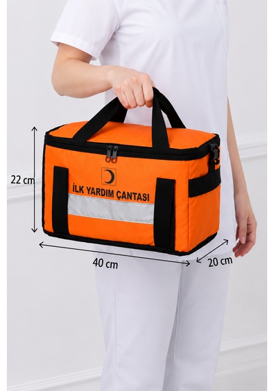 İlk Yardım Çantası Turuncu Cepsiz Mini