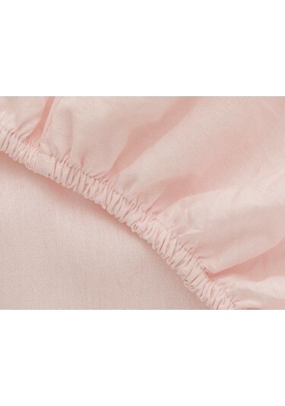 Çift Kişilik 240X260 Lastiksiz Çarşaf Takımı - Toz Pembe