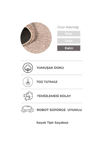 Oval Puffy Yumuşak Peluş Halı , Kaymaz, Yıkanabilir, Antre, Hol, Mutfak, Makyaj Masası Önü Halısı Vizon