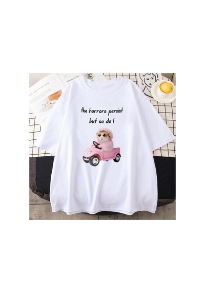 Tarzsokak Beyaz Lar Kawaii Grafik Üzgün Hamster Korku Devam Ama Ben Sevimli