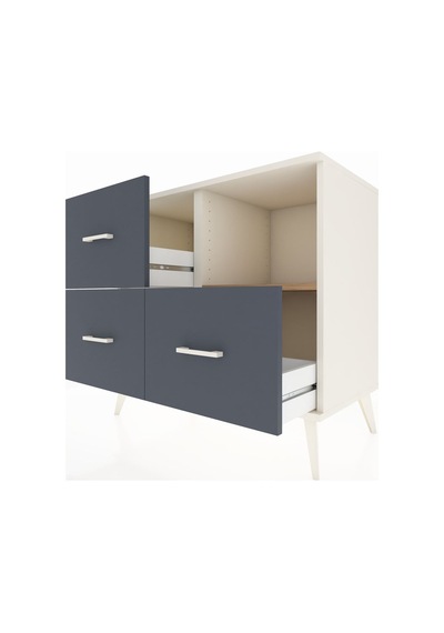 Hyperion Şifonyer Tek Raflı 3 Çekmeceli 88x44x80 Aytaşı-çam/antrasit Çam/antrasit Hyperion Şifonyer Tek Raflı 3 Çekmeceli 88x44x80 Aytaşı-çam/antrasit Çam/antrasit