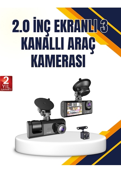 Araç İçi Kamera Seti 170 Geniş Açı Hareket Algılama Ve Park Koruma Mh-hs6676-1567