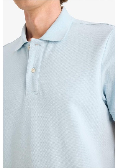 Defacto %100 Pamuk Polo Tişört E9504ax26spbe836 Mavi-be836