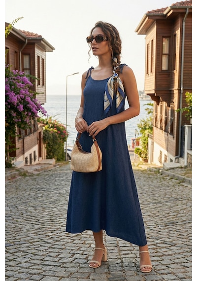 Lela Bayan Elbise 5865732 İndigo İndigo