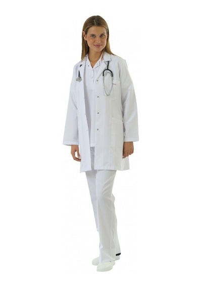 Lavinya Doktor Öğretmen Hemşire Önlüğü Orta Boy Beyaz