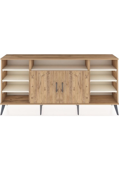 Arges Konsol 8 Raflı 2 Kapaklı 176x30x83 Çam-çam/aytaşı Çam/aytaşı Arges Konsol 8 Raflı 2 Kapaklı 176x30x83 Çam-çam/aytaşı Çam/aytaşı