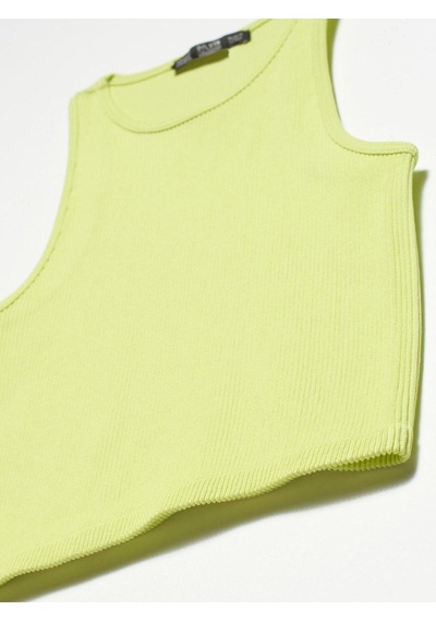 Dilvin Kadın Neon Sarı Sporcu Atlet 3531-247 Lime