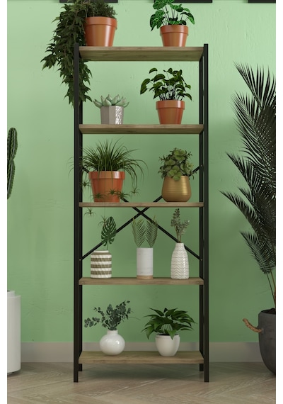 Modern, Şık Ve Dekoratif 5 Gözlü Raf