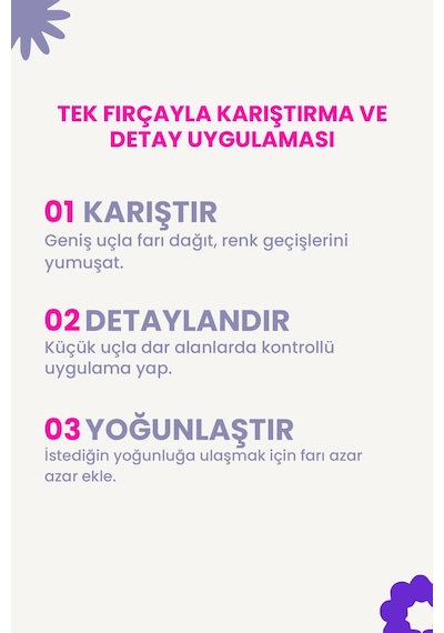 Çift Taraflı Far Fırçası, Göz Makyajı İçin Karıştırma Ve Detay Fırçası