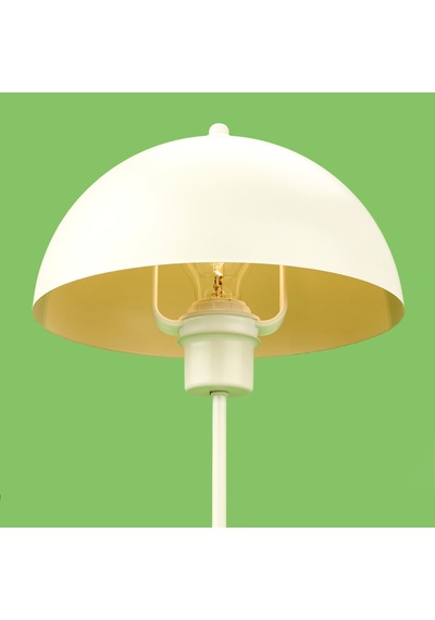 Lighting Metal Mantar Abajur - Beyaz Çok Renkli