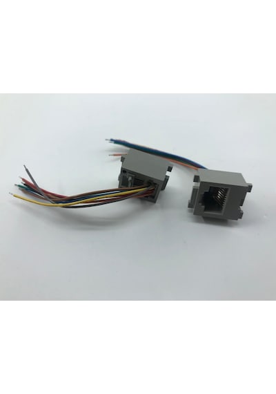 8P8C Rj45 Dişi Kablolu Soket