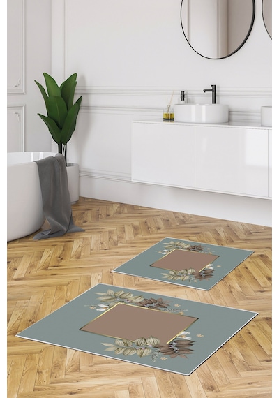 Alanur Trend Kaymaz Taban Dijital Banyo Takımı Kt471 Yeşil