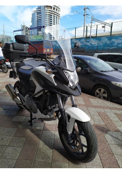 2012-15 Honda Nc 700X 750X Uzun Ön Cam Şeffaf 55cm Zeus 4mm