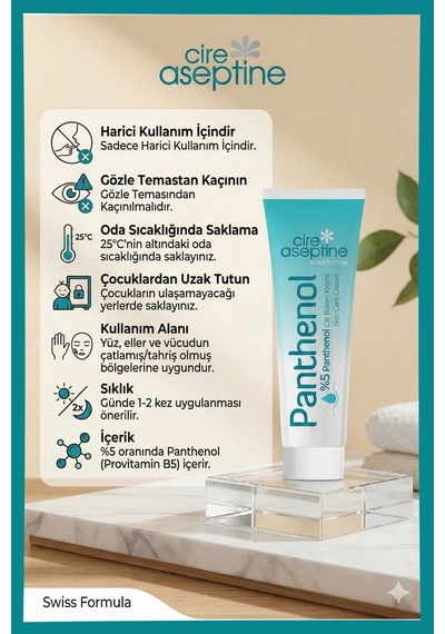 Panthenol Cilt Bakım Kremi 100 Ml