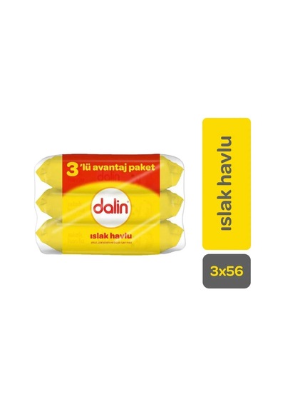 Dalin Bebek Islak Havlu 3x56'lı 1 Adet