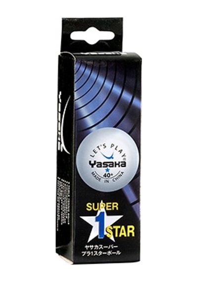 Yasaka Masa Tenis Topu 3 Lü Beyaz 1 Yıldız -40+-441203