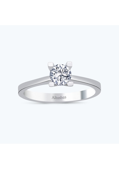 Altınbaş Altın Tektaş Yüzük Yzss097-24875 Renkli