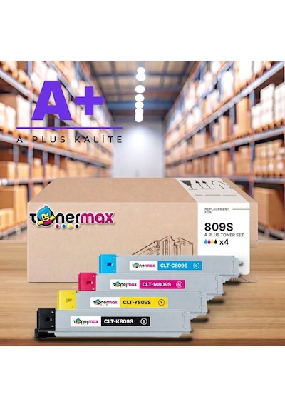 Samsung Clt-809s Cmyk Uyumlu Toner Seti A Plus / Clx-9201 / Clx-9251 / Clx-9301 / Clt-k809s / Clt-c809s / Clt-m809s / Clt-y809s