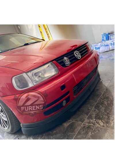 Volkswagen Polo Mk3 1994-2003 6n Uyumlu H Lip Esnek Ön Lip 2 Parça Karlık Ön Ek Tampon Altı Dill
