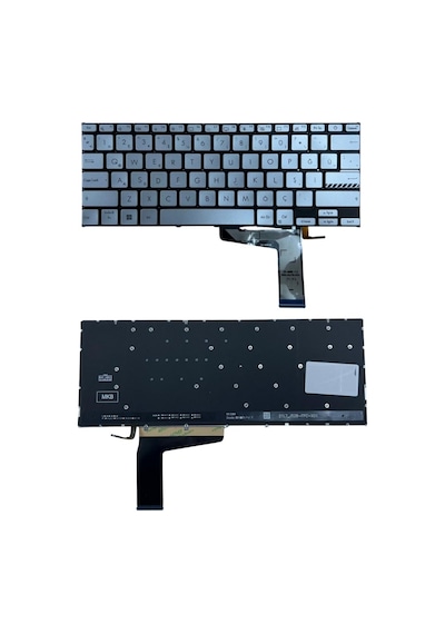 Asus Expertbook B1 B1402cba-eb0373 Notebook Klavye Gümüş Tr Işıklı