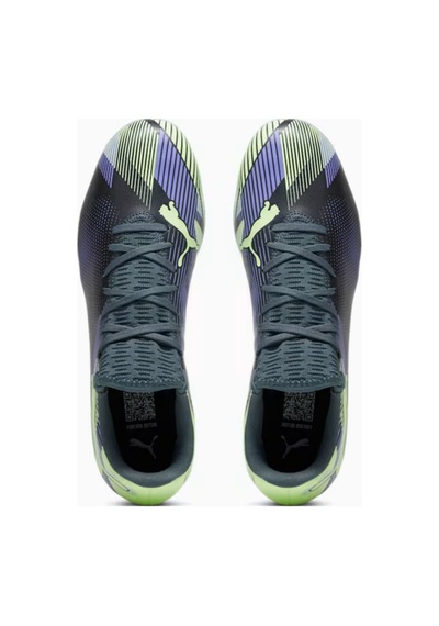 Puma Future Fg/ag Erkek Krampon Geniş Kalıp Dynamic Motion Çim Halı Saha Gri - Yeşil