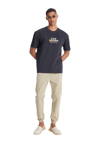 Slim Fit Dar Kesim Normal Bel Dar Paça Açık Yeşil Jogger Pantolon