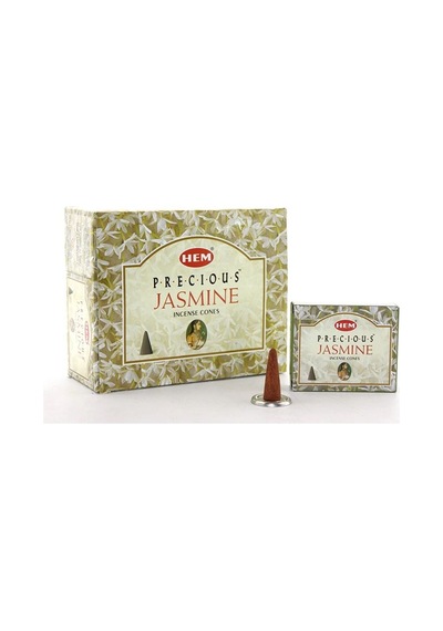 10adet Precious Jasmine Aromalı Konik Tütsü Tütsülük Buhurdanlık