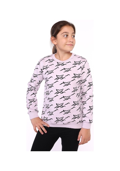 Toontoy Kız Çocuk Komple Balık Kuyruğu Baskılı Sweatshirt Açık Lila Toontoy Kız Çocuk Komple Balık Kuyruğu Baskılı Sweatshirt Açık Lila