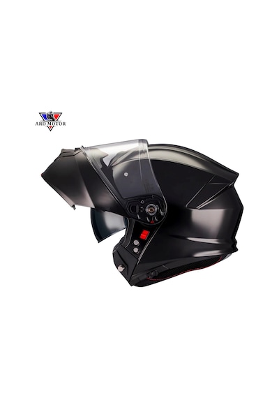 Mt Helmets Genesıs Sv Pure A1 Parlak Sıyah Çene Açılır Kask Siyah