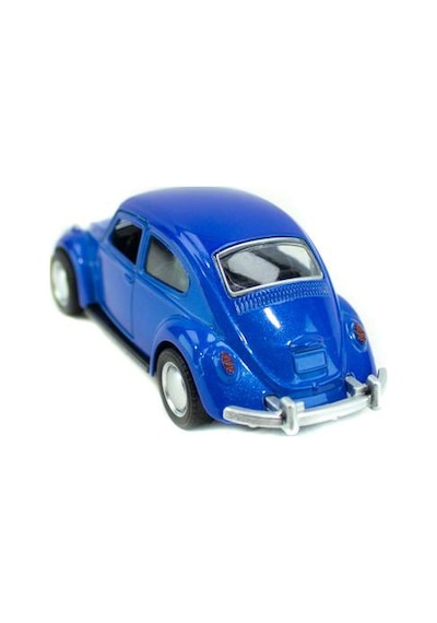Metal Vosvos Mavi Çek Bıraklı 12Cm