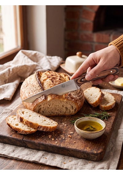 Yalnız Sürmene Bıçakçılık - Ekmek Bıçağı Ahşap